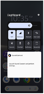 Image of the Dashboard screen